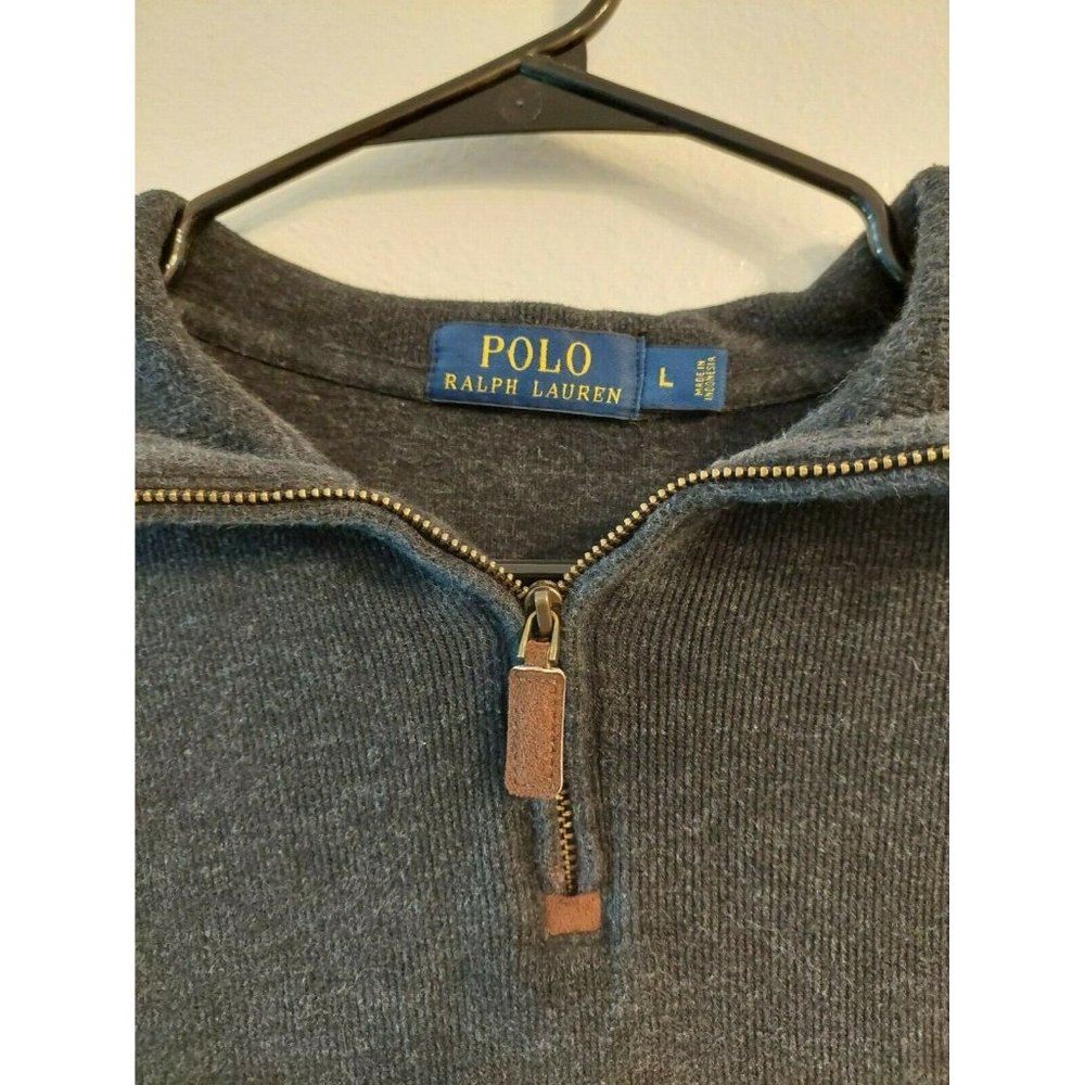 Men's Polo Ralph Lauren 1/4 Zip Pullover - Large - Great Condition!